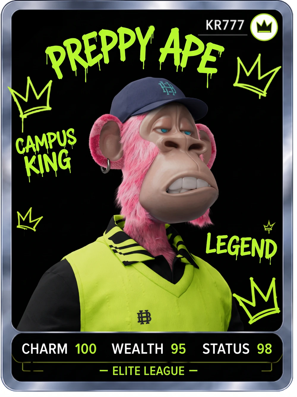 Preppy Ape card